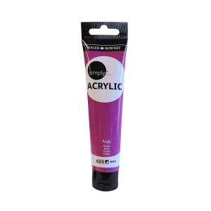 Farba akrylowa Daler-Rowney 75ml, Fioletowa/Purple